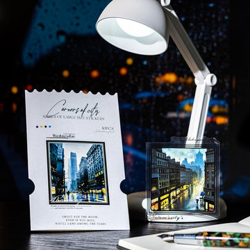 Corners of the City Series Large Scenic Sticker Pack