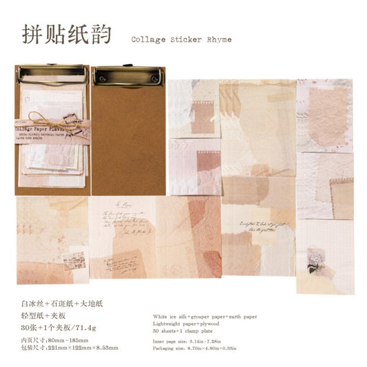 Time Between The Pages Material Paper 30Pcs