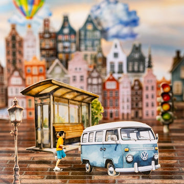 Time Cottage Series 3D Scene Sticker Pack