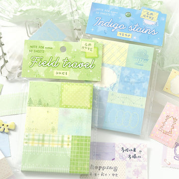 Traces Of Life Series Patchwork Sticky Notes