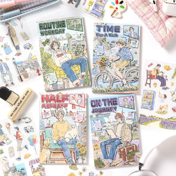 Life Edge Materials Series Sticker Book