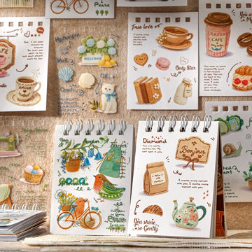 Slow Travelin Small Town Series Stickers Book