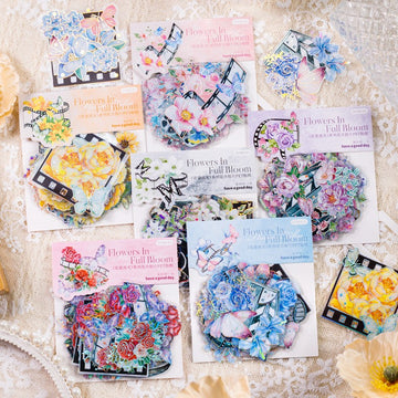 Flowers In Full Bloom Series Sticker Pack