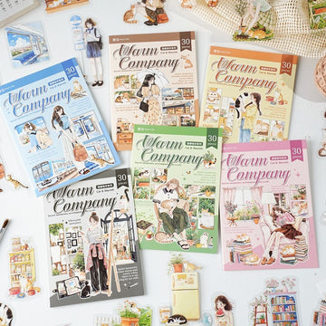 Warm Companion Series Character Sticker Book