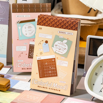 Colorful Mood Series Writeable Sticker Book
