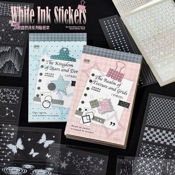 Grid Nature Poetry series Pet Sticker Book