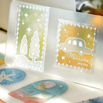 Starry Rover Series Silver Foil Pet Sticker Pack