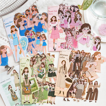 Slow Life Series PET Stickers Sheet