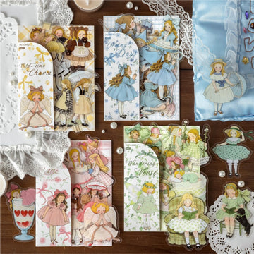 Tea Party Girl Series Sticker Pack