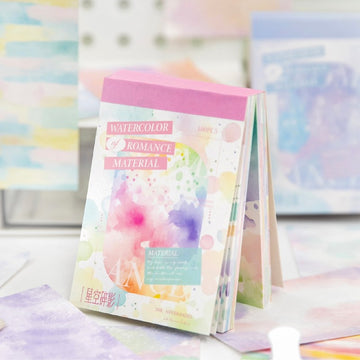 Romantic Watercolor Series Materials Book