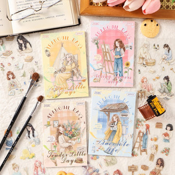Continuous Time Series Sticker Book