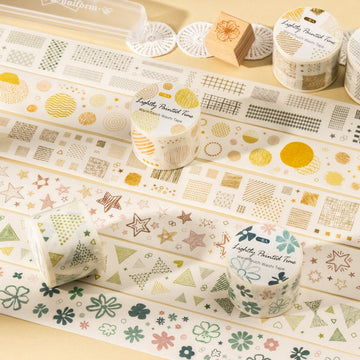 A gentle trace of time Series Washi Tape