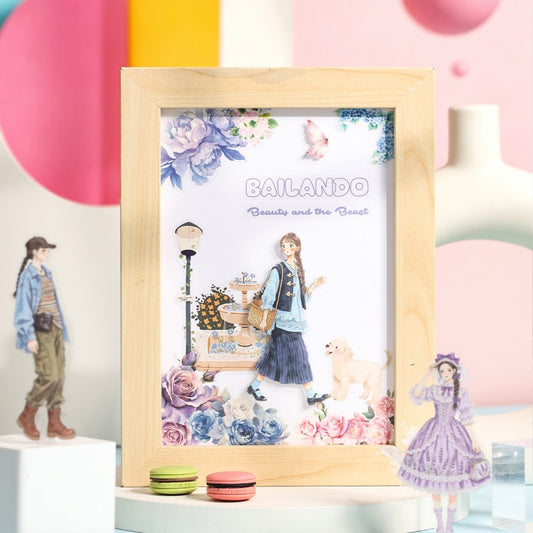 Flower Boy Series Character Sticker Book