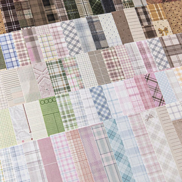 Plaid Market Series Material Paper