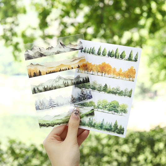 Into Nature Series Scenic Sticker Pad