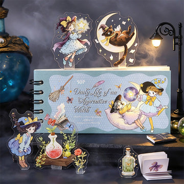 The Daily Life Of An Apprentice Witch Series Note Sticker Book