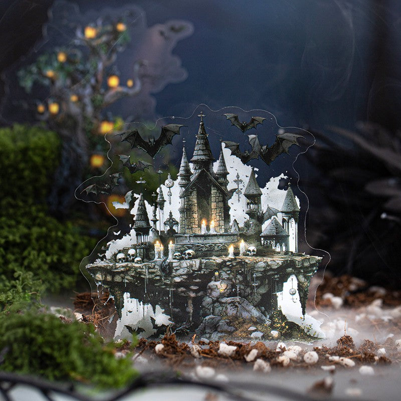 Deserted City Series – Large Gothic Scene PET Stickers