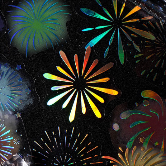 Starry Night Fireworks Sticker Pack