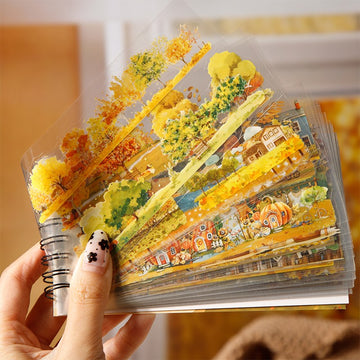 Autumn Picture Album Series Autumn Theme Coil Pet Sticker Book