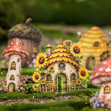 Sweet Dream Fairy Tale House Series Material Sticker Book