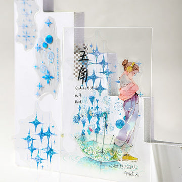 Mirror Dyed Radiance Series Sticker Book
