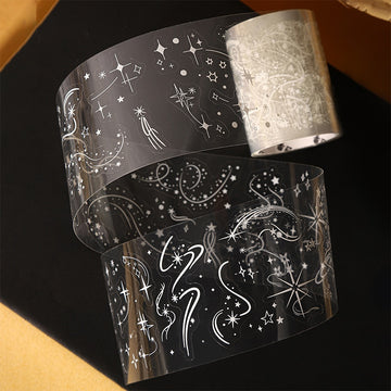 White Starfield series PET Tape