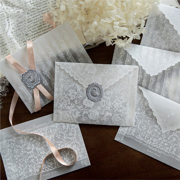 Lace Letter Series Envelope Set