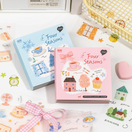 Four Seasons Signal Series PET Sticker Book