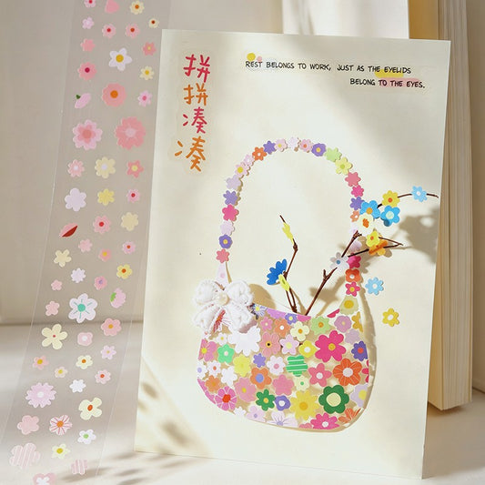 The Flower Gathering Series Die-Cut Tape