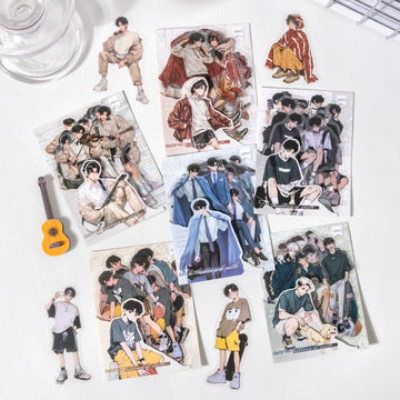 The Boy's Heartbeat Series Boy Theme Sticker Pack