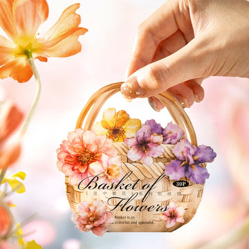 Basket of flowers Series Sticker Pack