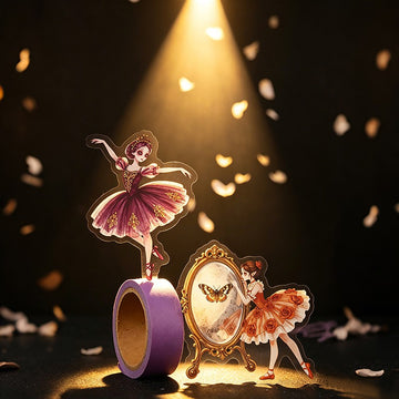 Little Ballet Series Retro Character Sticker Pack