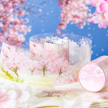 Cherry Blossom Season Series PET Scenery PET Tape