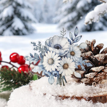Winter Rose Fluttering Series Sticker Pack