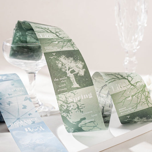 Half-Tone Shadows And Light Series Sulfuric Acid Paper Tape