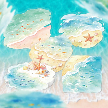 Clear Pond Reflecting Carp Sticker Pack