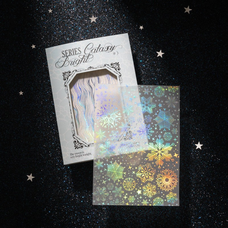 Galaxy Gleam Series Silver Foil Translucent Vellum Paper