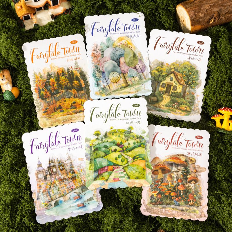 Fairy Tale Town Forest Theme Sticker Pack