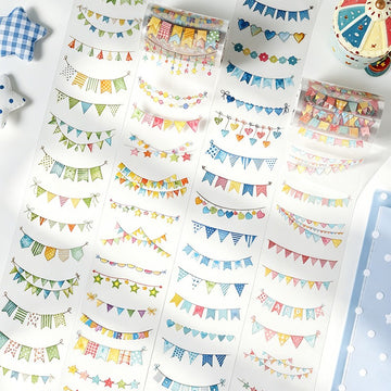 Rainy Season Series PET Hot Silver Die-cut Tape
