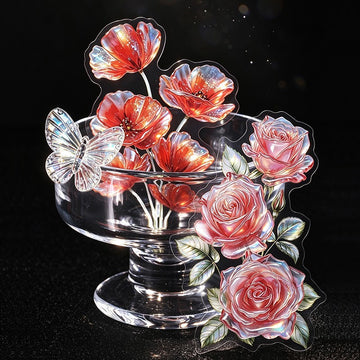 Iridescent Floral Series Sticker Pack