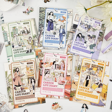 Career Life Diary character sticker pack 15pcs