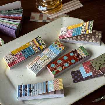 BasicHandcraft Series Washi Paper Long Strip Sticker Book