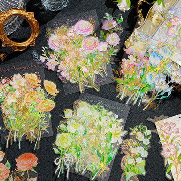 Flower painting collection series Sticker Pack