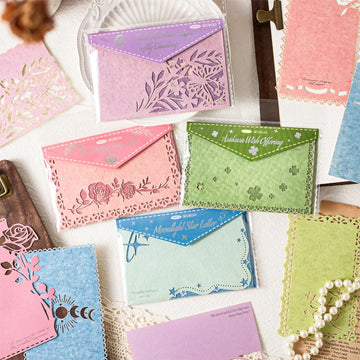 Material paper-star flower secret language collection