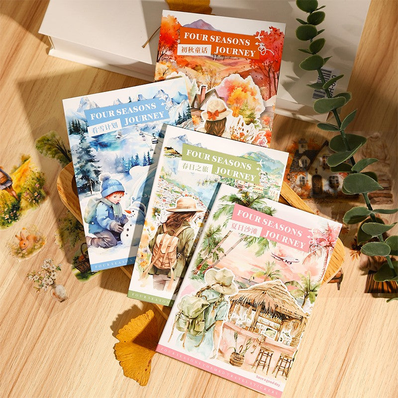 Four Seasons Journey Series – Travel-Themed Sticker Book