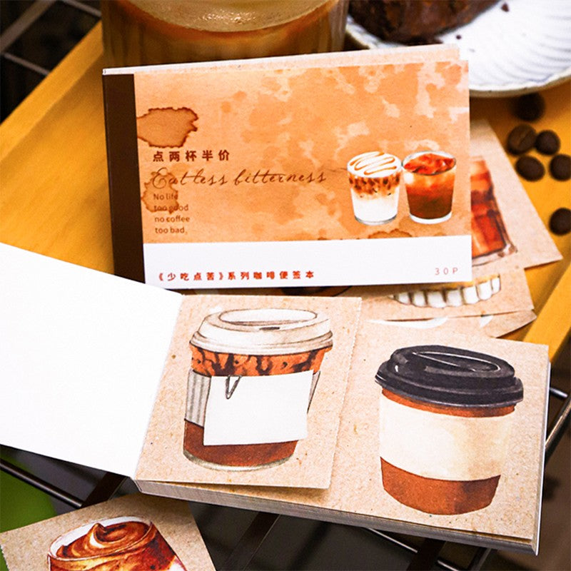 Savor the Sweetness" Coffee-Themed Notepad