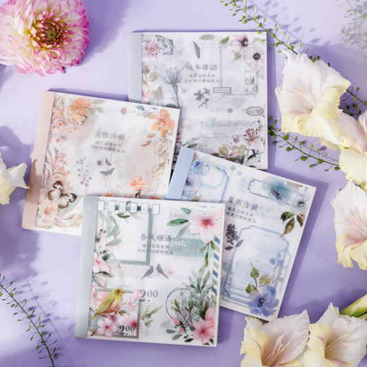 Flower Bloom Series Sticker Book