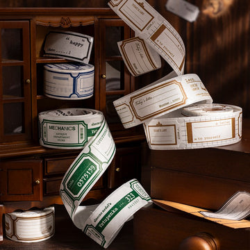 Mini Label Series Die-Cut Number Washi Tape