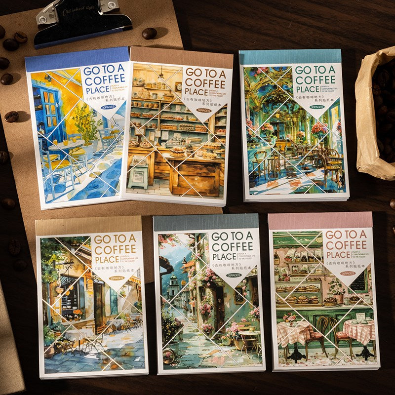Go to Places with Coffee series of sticker books