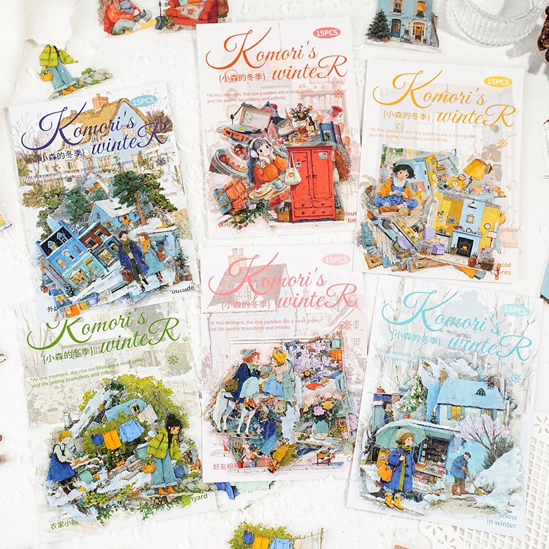 Komin's Winter Sticker 20pcs